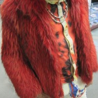 vintage designer fur coat for men