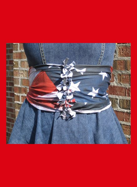 9_jean_dress_with_belt_upclose_3 4th of july fashion