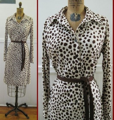 giraffe dress vintage giraffe dress