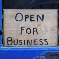 open for business