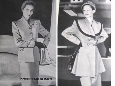 1940s Clothing Women on 1940s Vintage Fashion Suits 3