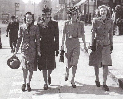Womans Fashions  1940 on 1940s Vintage Fashion Womens Suits