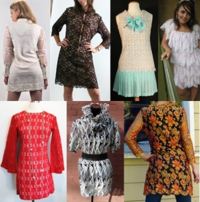 Sixties Fashion  on 1960s Vintage Fashion Mod Dresses