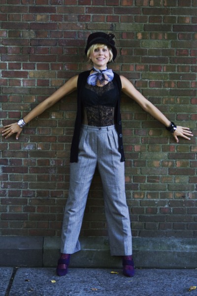 annie hall vintage fashion inspired look