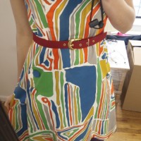 How to Accessorize a Hawaiian Vintage ’60s Dress for Winter