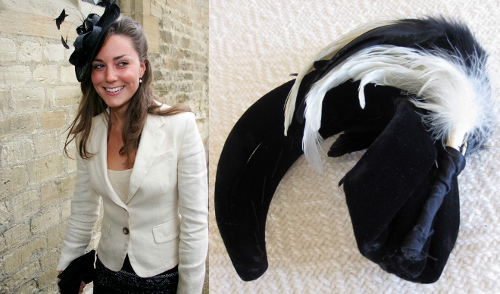 kate middleton engagement ring cost prince william christchurch airport. kate middleton fascinator hat.