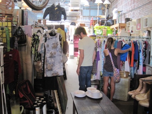 SUCCESS STORY A great example of an indoor vintage marketplace that has