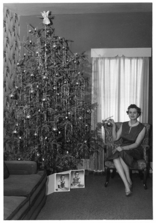 vintage christmas tree 1950s