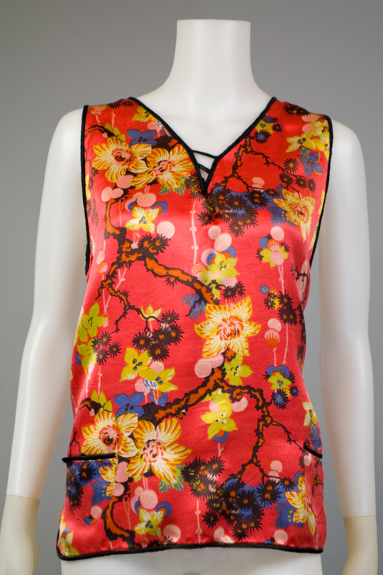 1920s vintage oriental shirt