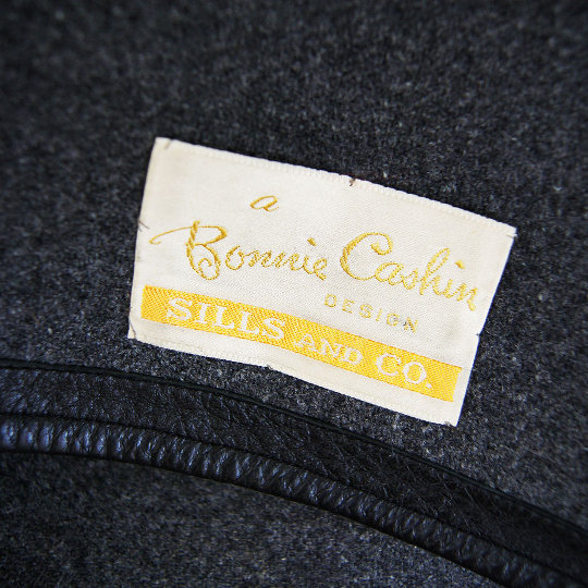 label for a bonnie cashin vintage garment