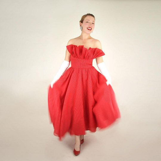 1950s prom dress