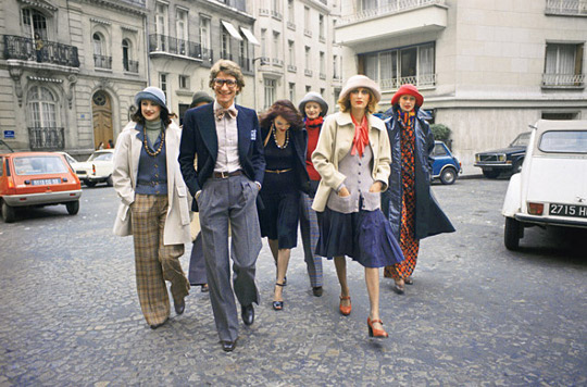 1970s-fashion-YSL-models 1970s fashion YSL models
