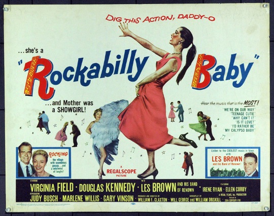 an advertisement for rockabilly baby movie