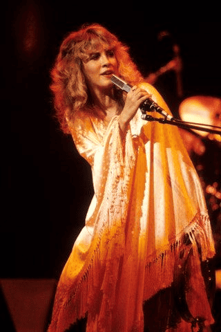 Example of Stevie Nicks styles on-stage