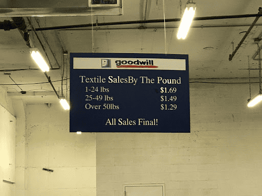 The Goodwill outlet prices in Queens