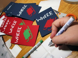 christmas card making