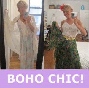 vintage fashion outfit boho chic