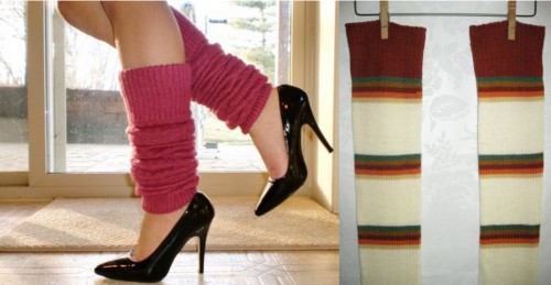 womens vintage leg warmers from etsy