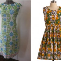picture of vintage a line dress