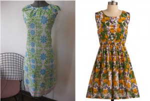 picture of vintage a line dress