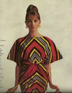 vintage fashion stripes mccalls magazine 1960s