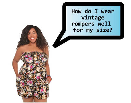 how to wear a romper plus size