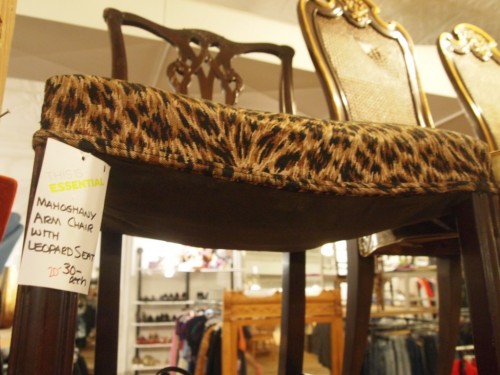 leopard print chair housing works nyc