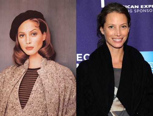 christy turlington then and now