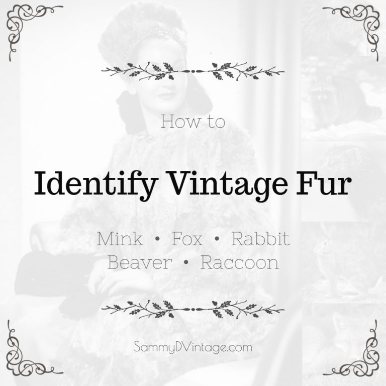 How to Identify Vintage Mink, Fox, Rabbit, Beaver, Raccoon & Chinchilla Fur 57