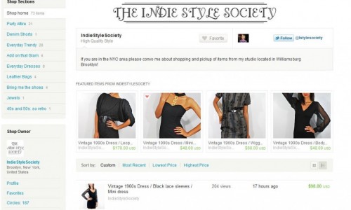 indie style society etsy logo