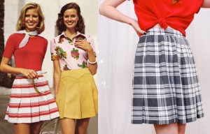 clothing of the 70s scooter skirts