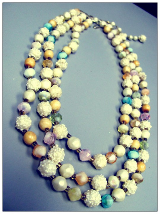 vintage beaded necklace