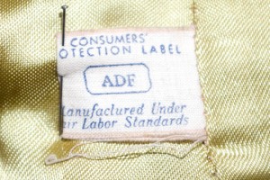 How Union Labels Help to Date Your Vintage Clothing