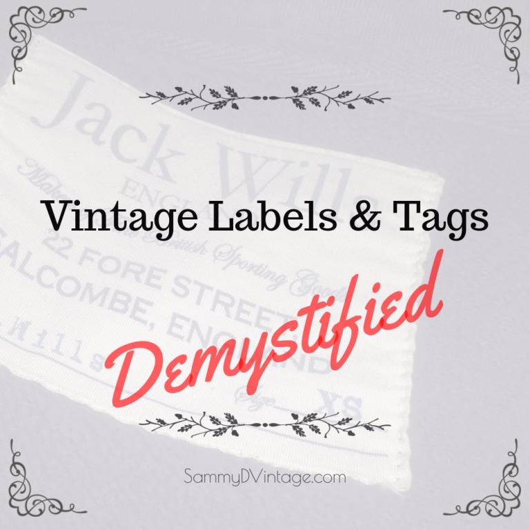 13 Tips for Identifying Vintage Clothing Labels & Tags 17