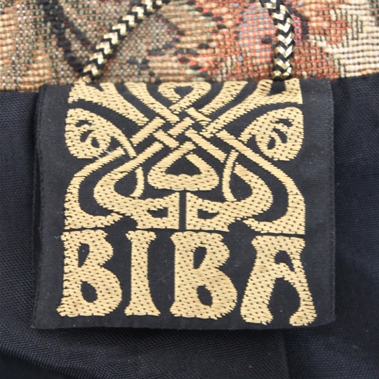 label for a biba vintage fashion garment