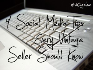 social media for vintage sellers