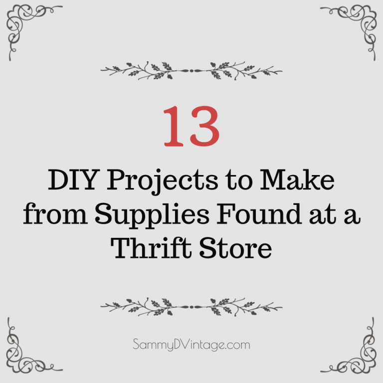 13 DIY Projects to Make from Supplies Found at a Thrift Store 57