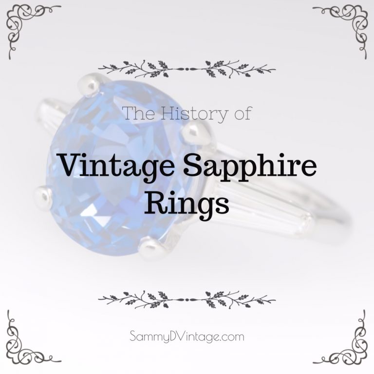 The History of (Vintage) Sapphire Rings 37