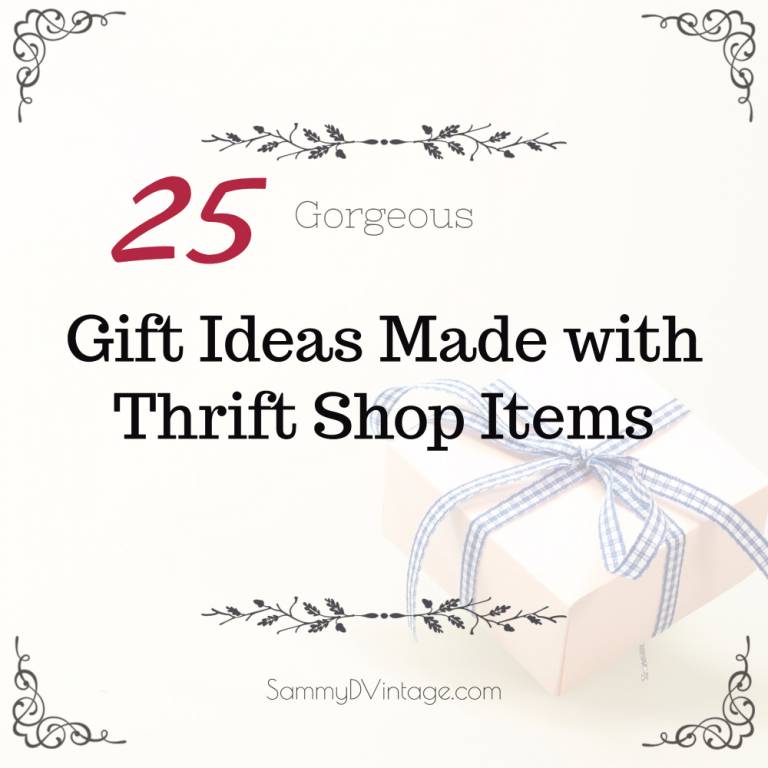 25 Gorgeous Gift Ideas Made With Thrift Shop Items 39