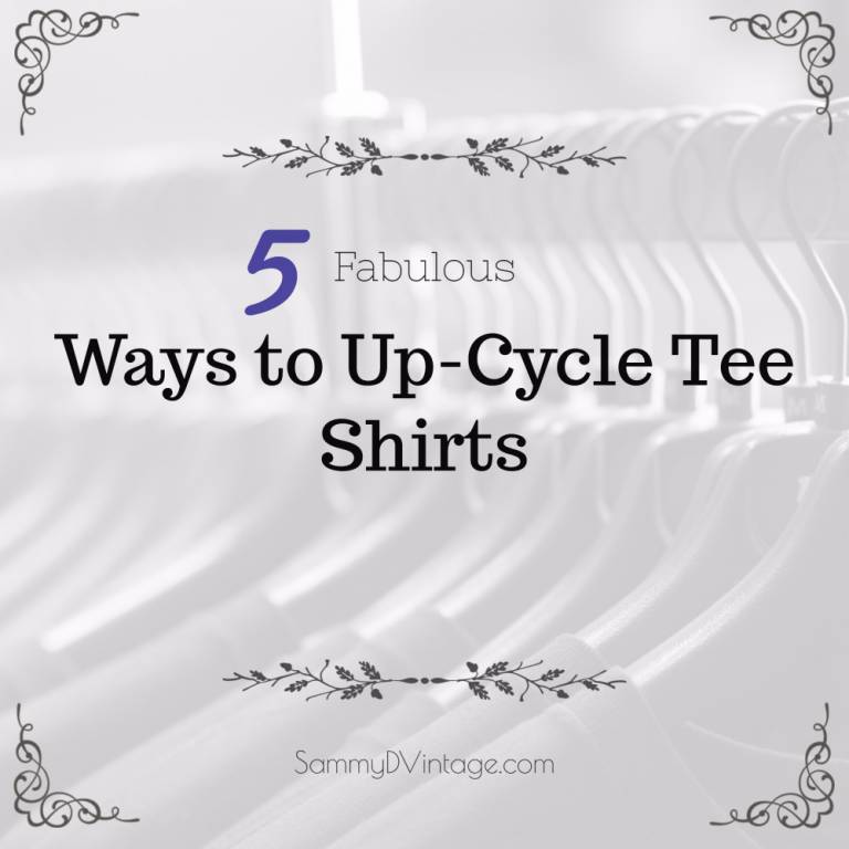 5 Fabulous Ways to Up-Cycle Tee Shirts 2