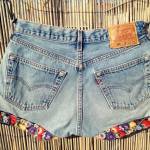 Dress Up Your Cut-Offs With Vintage Fabric