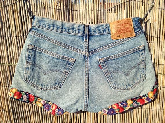 Dress Up Your Cut-Offs With Vintage Fabric - Vintage Life