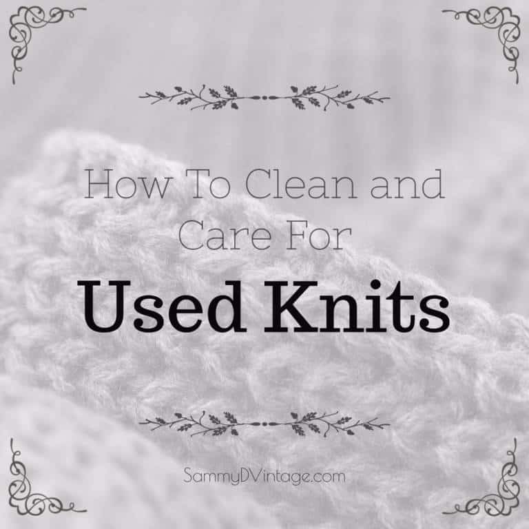 How To Clean and Care For Used Knits 5