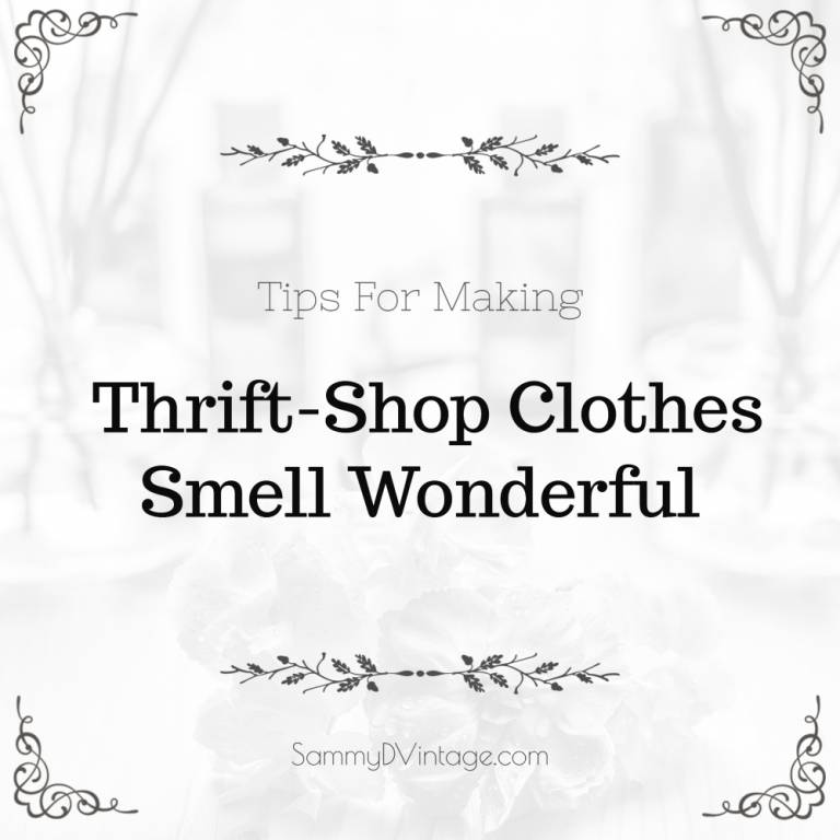 Tips For Making Thrift-Shop Clothes Smell Wonderful 13