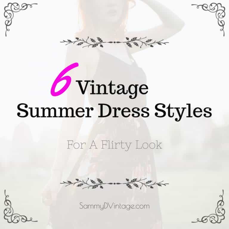 6 Vintage Summer Dress Styles For A Flirty Look 34