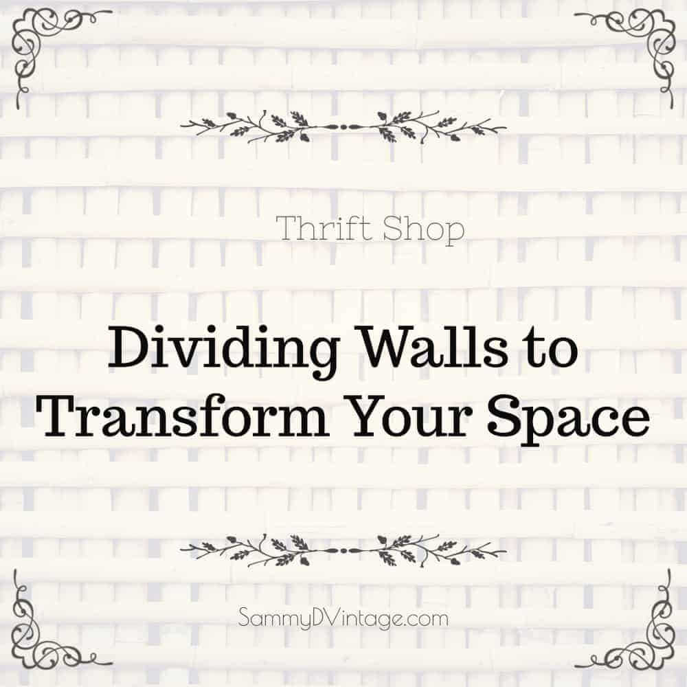 Thrift Shop Dividing Walls To Transform Your Space
