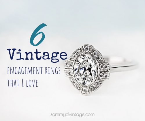 6 Vintage Engagement Rings That I Love & Are Perfect For A Modern Bride 61