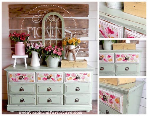 Mod Podge Magic: Redo a Dresser With Magazine Clippings 17