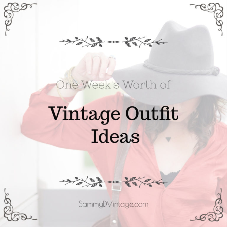 1 Week's Worth of Vintage Outfit Ideas 39