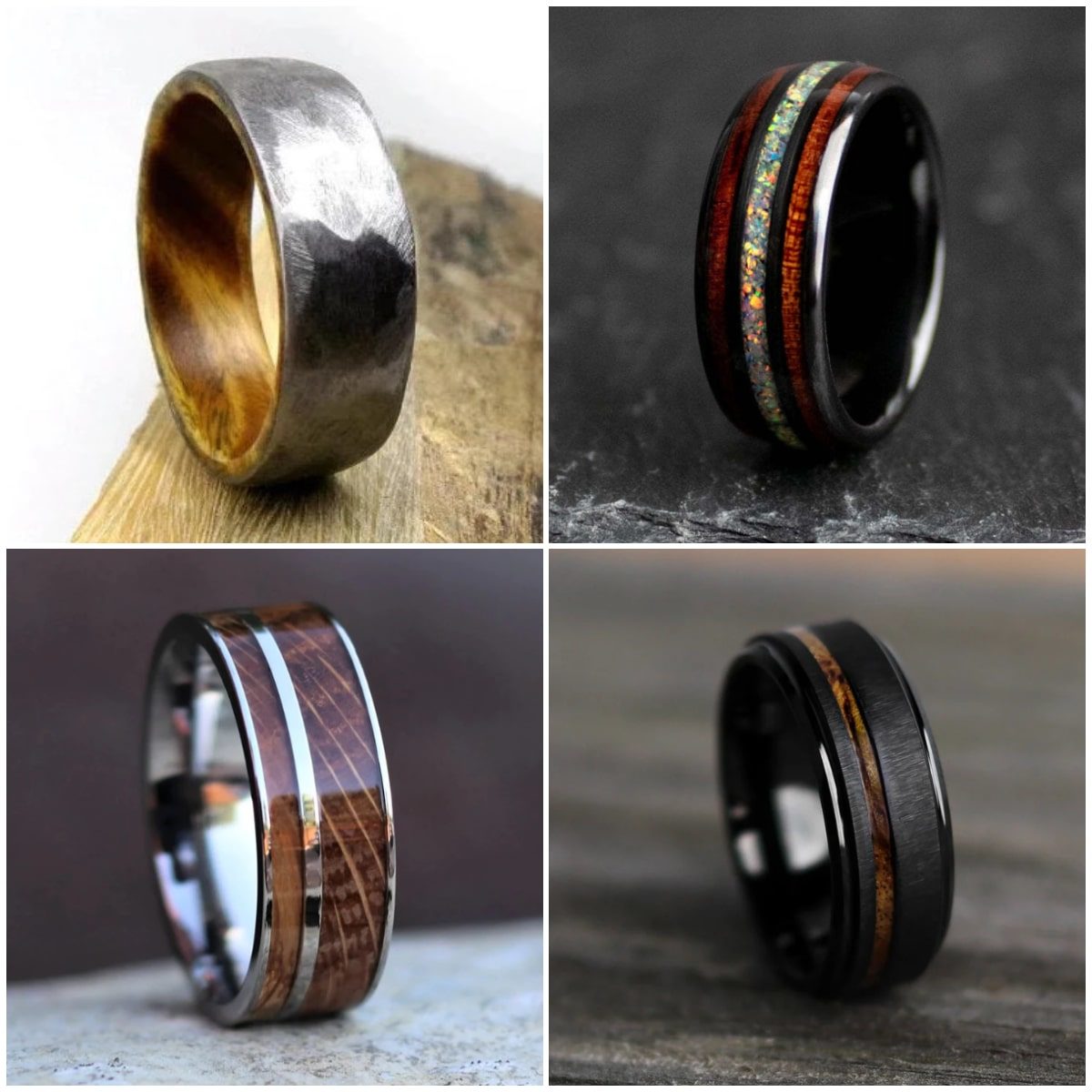 Pairing Wedding Rings For Vintage Loving Couples 9